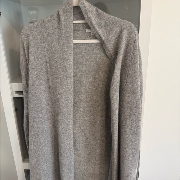 Vince Sweaters - Vince Light Gray Women's cashmere Cardigan